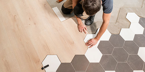 Pose de carrelage à Auchel